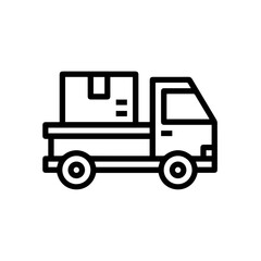 Truck icon symbol vector illustration
