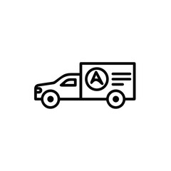 Truck icon symbol vector illustration
