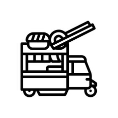 Truck icon symbol vector illustration
