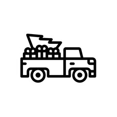 Truck icon symbol vector illustration
