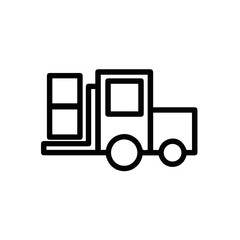 Truck icon symbol vector illustration
