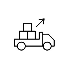 Truck icon symbol vector illustration
