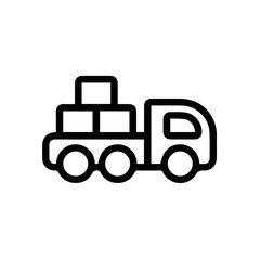 Truck icon symbol vector illustration
