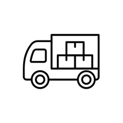 Truck icon symbol vector illustration
