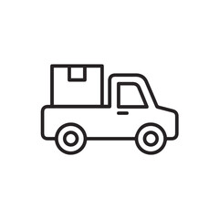 Truck icon symbol vector illustration
