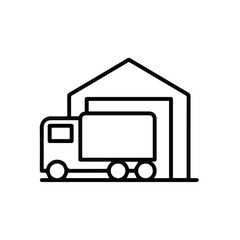 Truck icon symbol vector illustration
