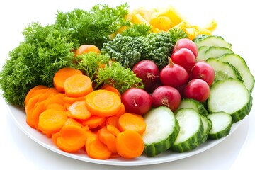 Healthy Vegetables and Fruits. Generative AI