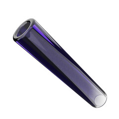 3d geometric glass dark purple color