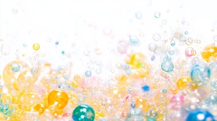 Colorful liquid bubbles, cut out Colorful liquid bubbles, cut out 