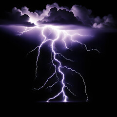 lightning in the night