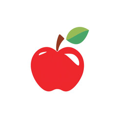 リンゴのアイコンイラスト