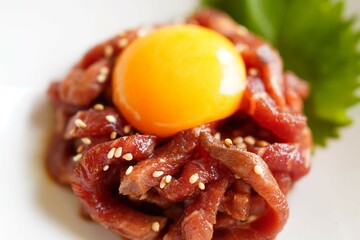 ユッケ風ローストビーフ