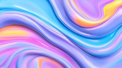 Fototapeta premium Abstract Swirling Liquid Color Gradient Background