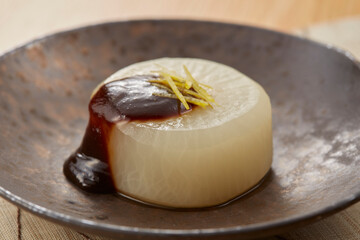 料亭風の風呂吹き大根_日本料理