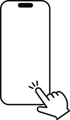 핸드폰 목업 클릭