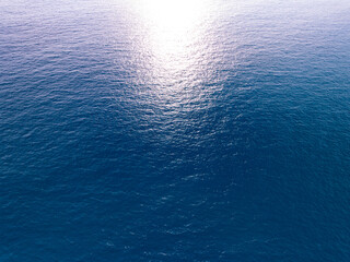 Beautiful sea surface in summer season seascape background ,Nature sea beach background,High angle...