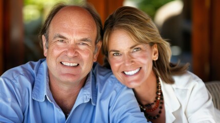 Obraz premium Smiling Caucasian family sitting on the couch and watching a comedy on the TV 