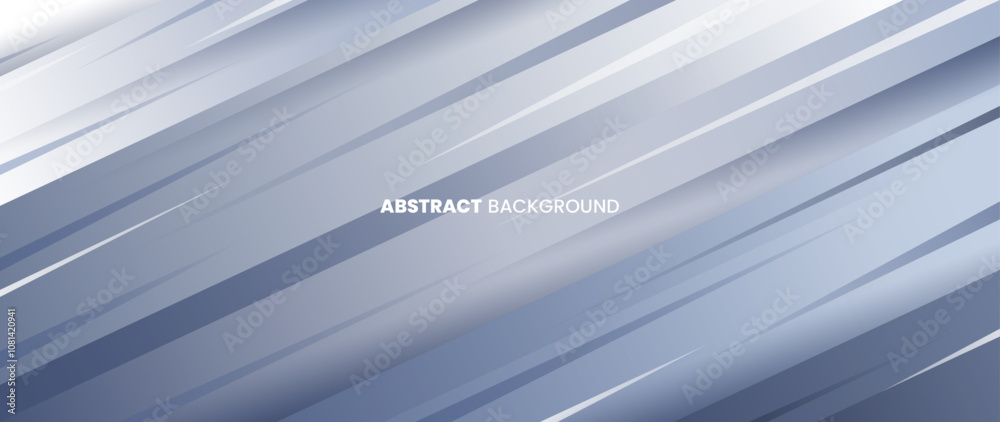 Poster gray abstract background. the slash pattern on the top right with shadows creates a fast effect.