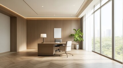 Fototapeta premium Home living interior, modern and futuristic style