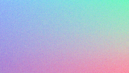 Grainy multicolor gradient background. Vector noisy mesh texture.