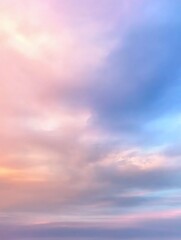 gradient of pastel pink purple and blue sky