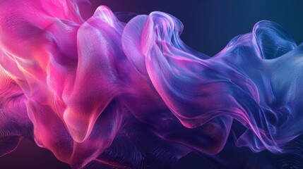 Obraz premium Abstract colorful flowing shapes with vibrant gradients