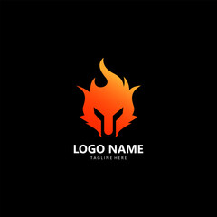 fire fox logo design vector