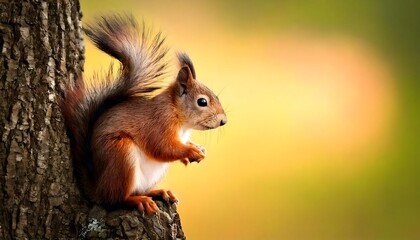 A high definition of a squirrel, creative idea, realistic, high quality, high resolution