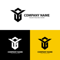 letter GY logo design vector