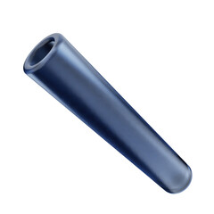 3d geometric glass soft blue color