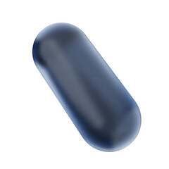 3d geometric glass soft blue color