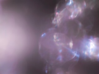 Bokeh background effect Sparkling purple-pink light Both sweet and dark in one. As attractive as a diamond that is hard to find