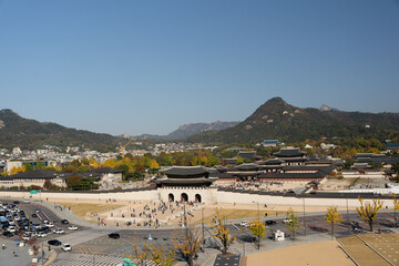 Autumn in Gyeongbokgung Palace, Seoul