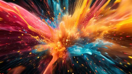 Fototapeta premium Abstract Explosion of Color