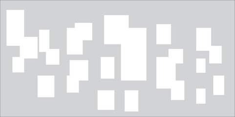 Abstract elegant background white and gray squares texture. Abstract white and grey geometric overlapping square pattern abstract futuristic background technology digital concept.	
