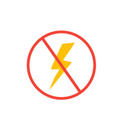 no electrical icon