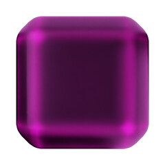 3d geometric glass purple color