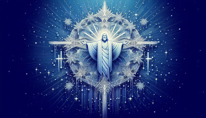 キリストモチーフの3Dイラスト