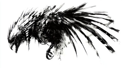 Avian Ink Illustration