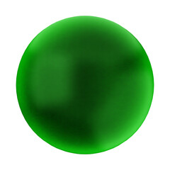 3d geometric glass green color