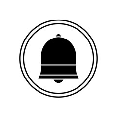 A black and white icon of a Christmas