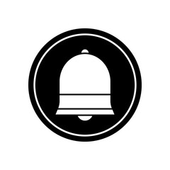 A black and white icon of a Christmas