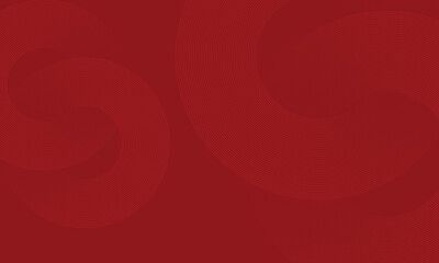 Abstract dark red background with geometric circle lines. Modern circle line pattern. Futuristic technology concept. Suitable for posters, banners, brochures, covers, flyers. Vector illustration
