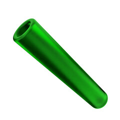 3d geometric glass green color