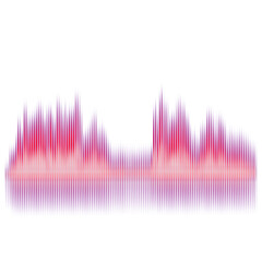 sound wave Effect. gradient music. rainbow wave. rainbow sound wave Effect.