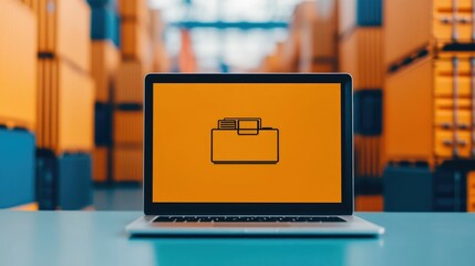 Digital data screen displaying supply chain information growth metrics and market analysis opportunities to drive business optimization and corporate performance improvements