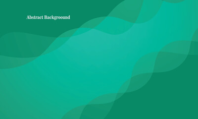 abstract green  background with waves eps 10 