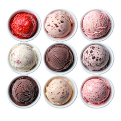 Ice cream PNG cutout isolated on white and transparent background. PNG cutout. ice cream isolated, ice cream PNG, transparent background ice cream, white background ice cream, ice cream cutout,