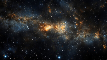 Night sky full of stars with the Milky Way visible 