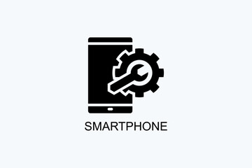 Smartphone Vector Icon Or Logo Illustration